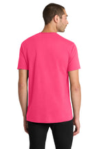 Neon Pink District The Concert Tee DT5000