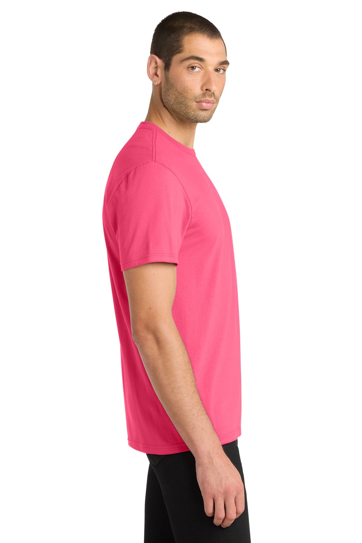 Neon Pink District Very Important Tee . DT6000