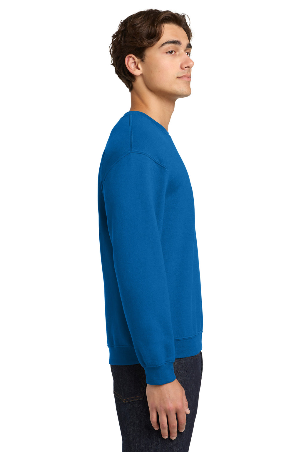 NeonBlue Gildan Heavy Blend Crewneck Sweatshirt. 18000