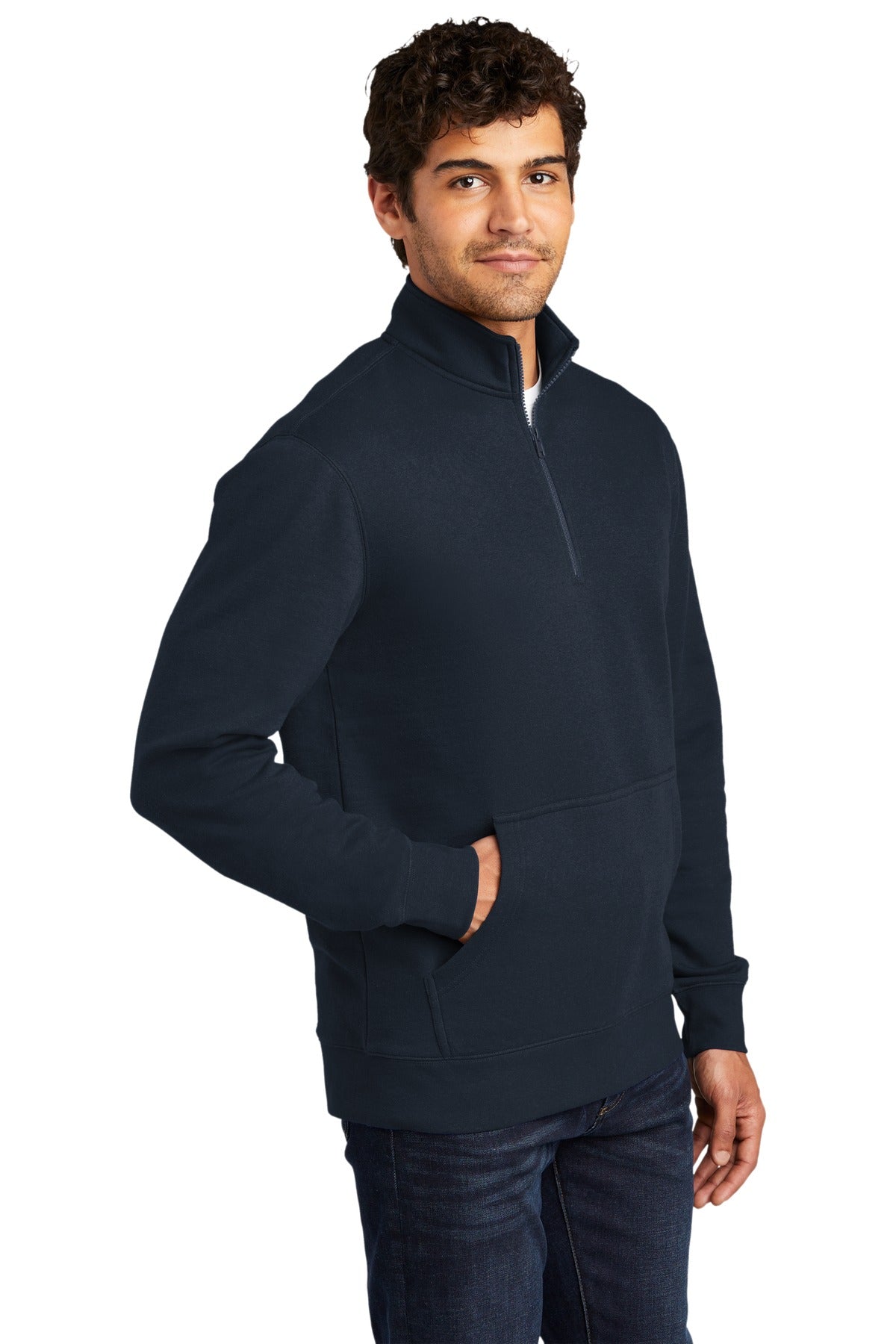 New Navy District V.I.T. Fleece 1/4-Zip DT6106