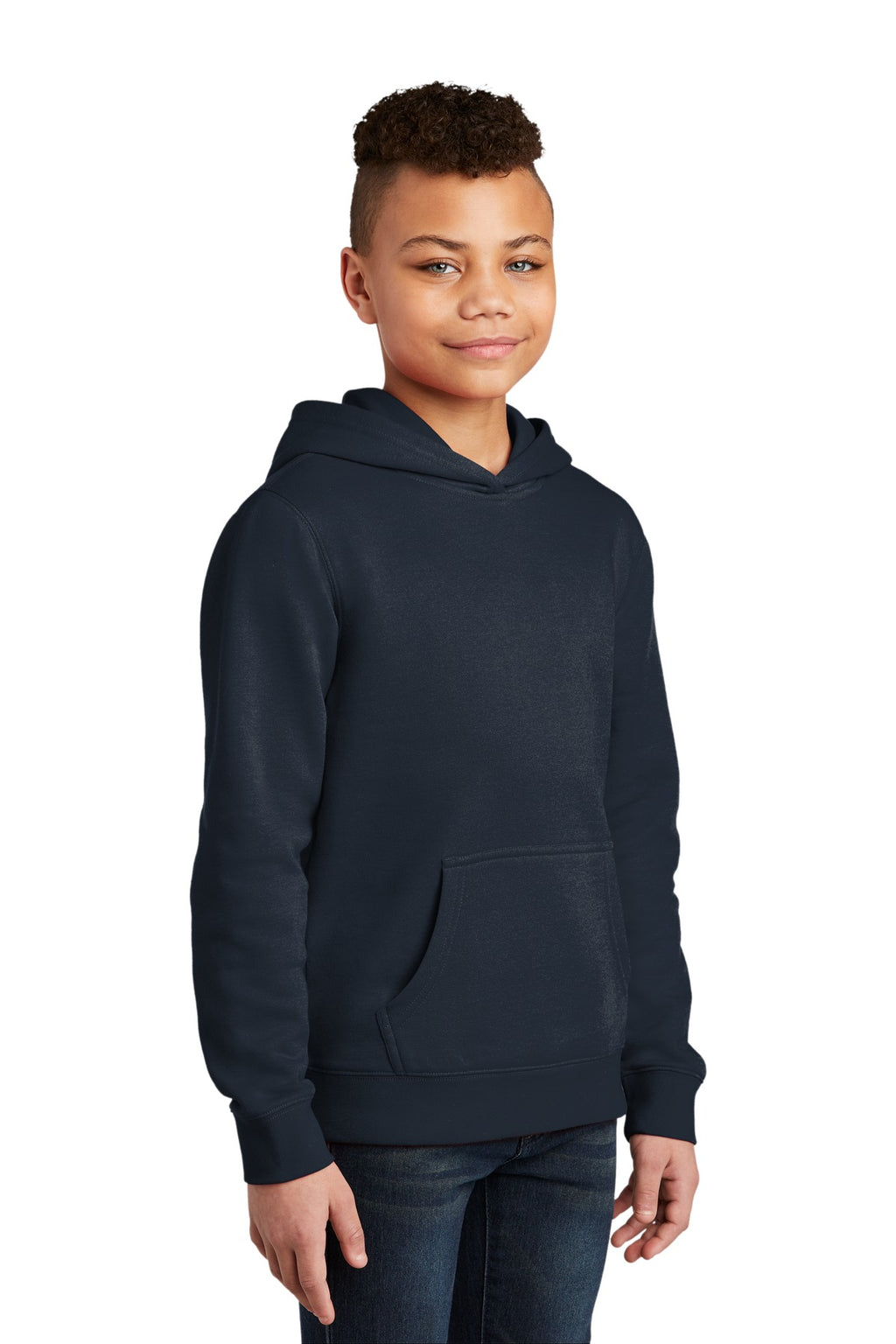 New Navy District Youth V.I.T. Fleece Hoodie DT6100Y