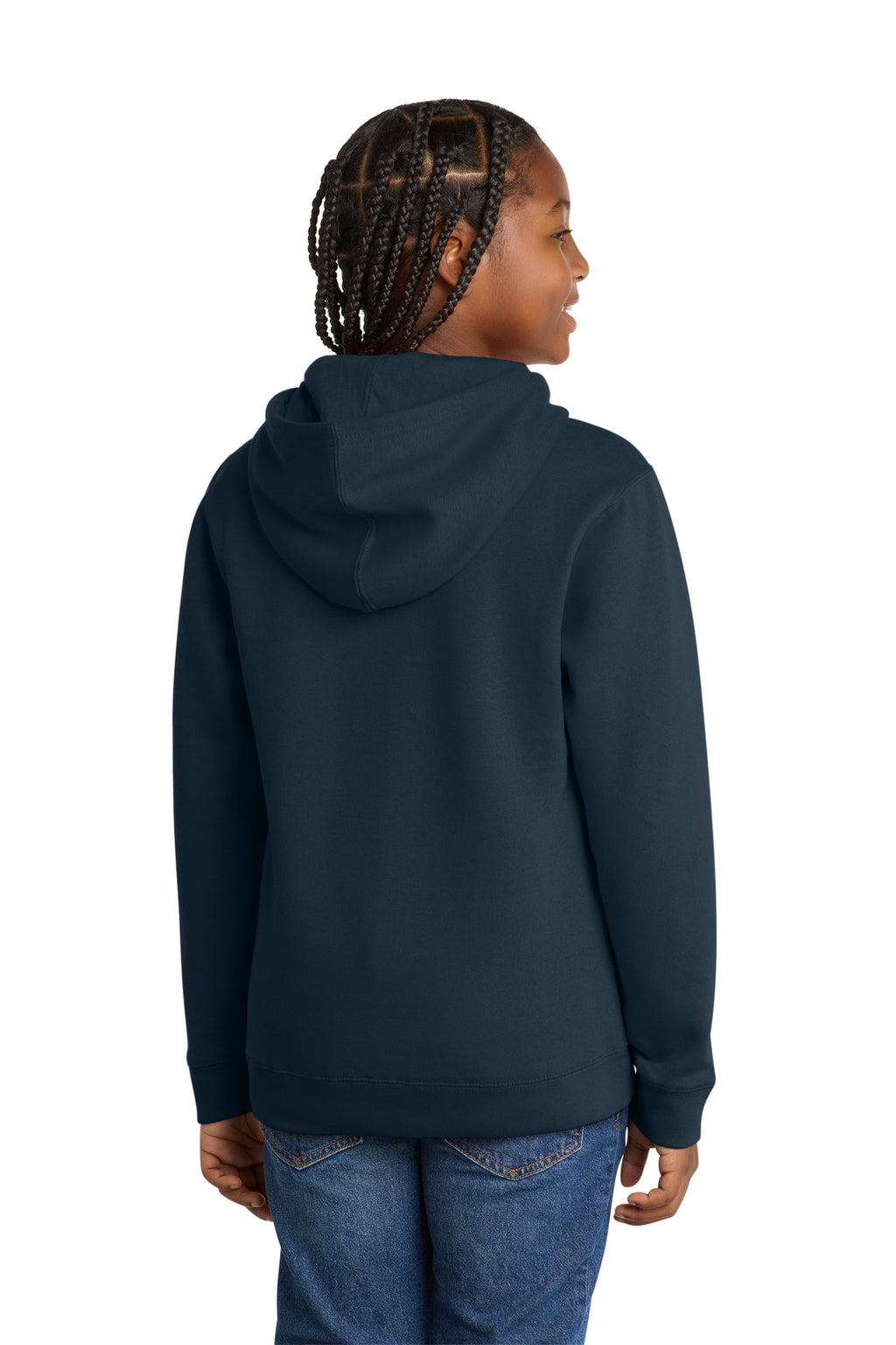 New Navy District Youth V.I.T. Fleece Hoodie DT6100Y