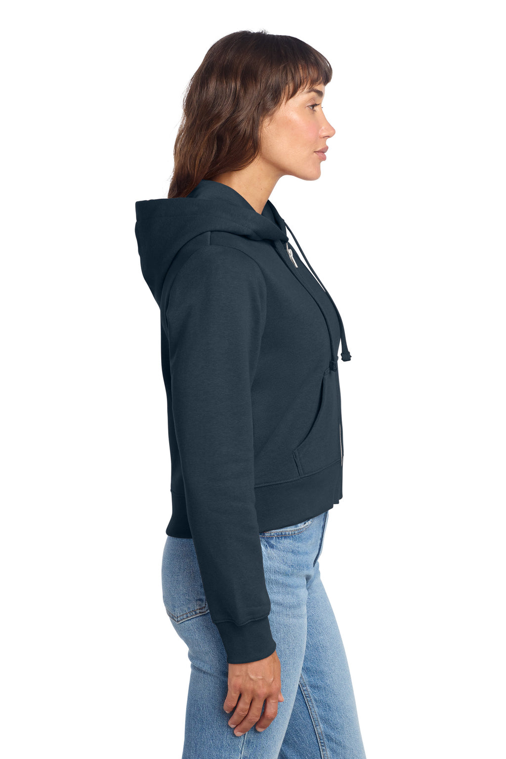 NewNavy District Women's V.I.T. Fleece Full-Zip Hoodie DT6103