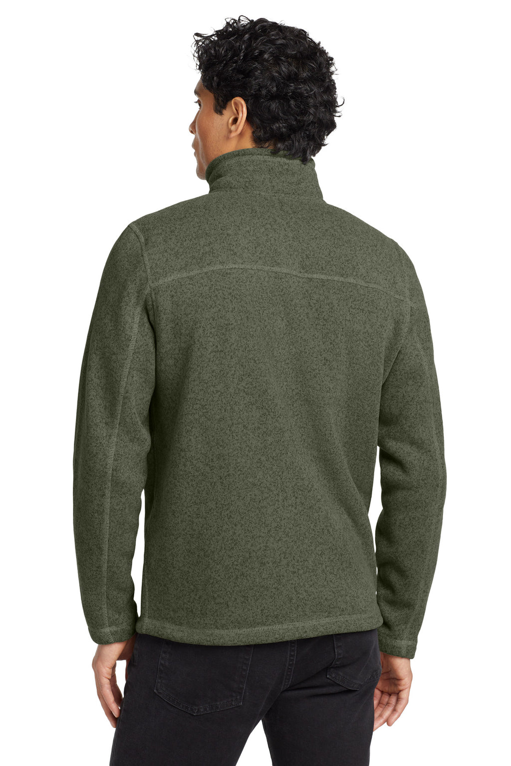 Nw Taupe Grn H The North Face Sweater Fleece Jacket. NF0A3LH7