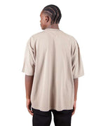 Oatmeal Garment-Dyed Drop-Shoulder T-Shirt - SHGDD