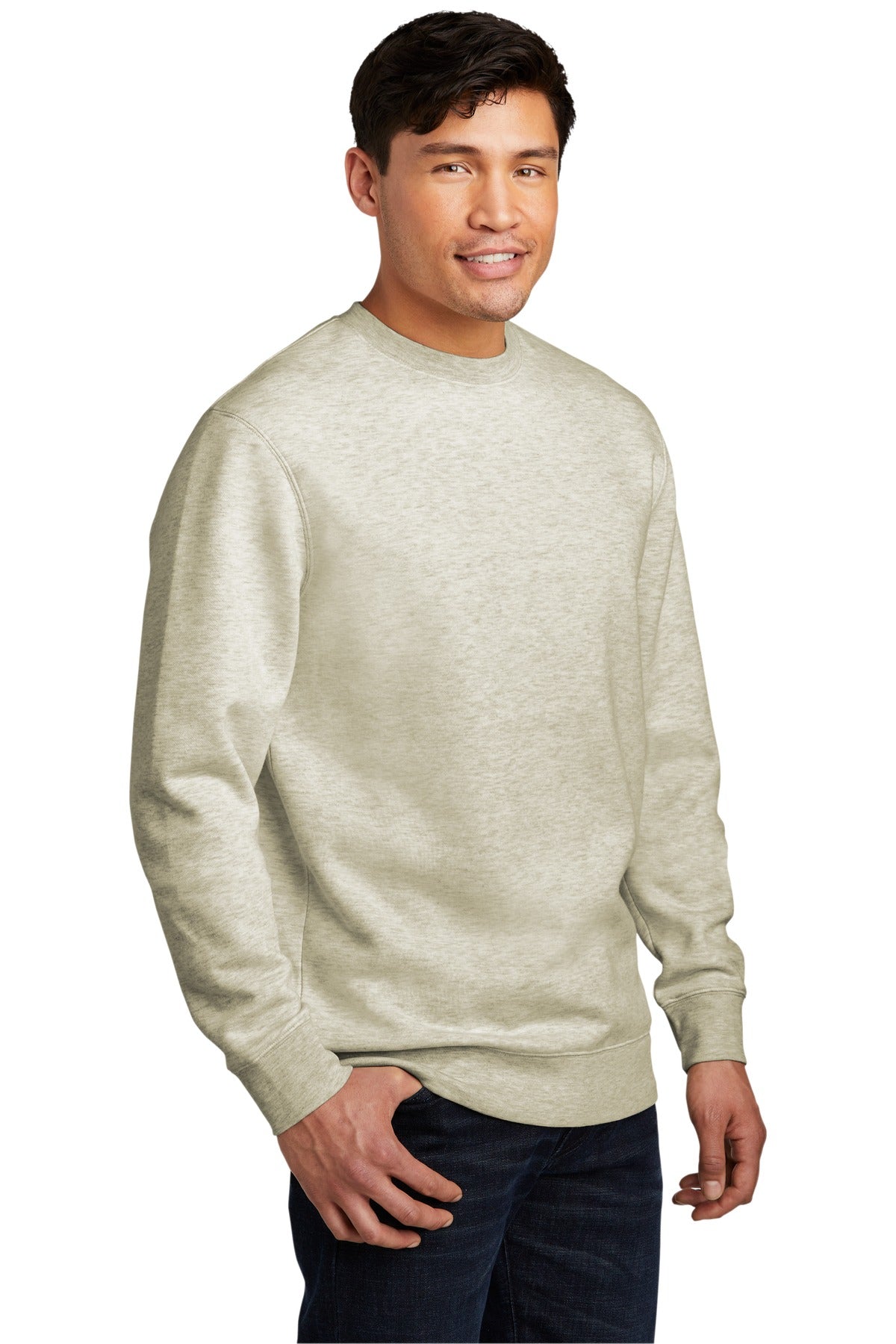 Oatmeal Hthr District V.I.T. Fleece Crew DT6104