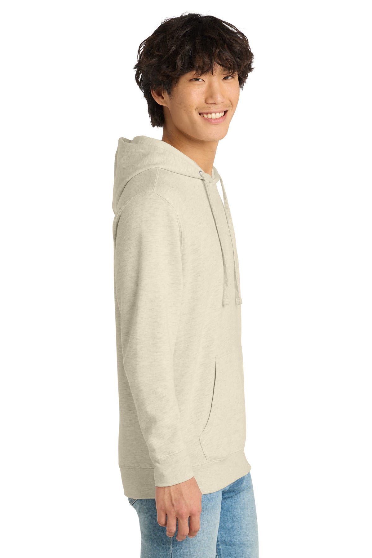 Oatmeal Hthr District V.I.T. Fleece Hoodie DT6100