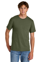 OlvDrabGn Port & Co Easy Cotton Tee PC43