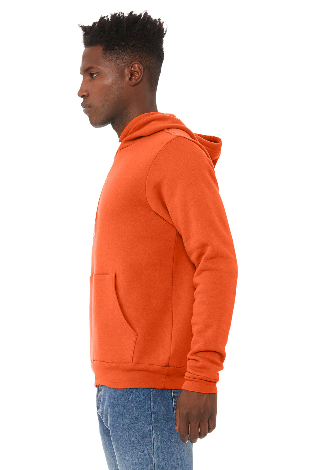 Orange BELLA+CANVAS Unisex Sponge Fleece Pullover Hoodie. BC3719