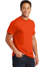 Orange Gildan DryBlend 50 Cotton/50 Poly T-Shirt. 8000
