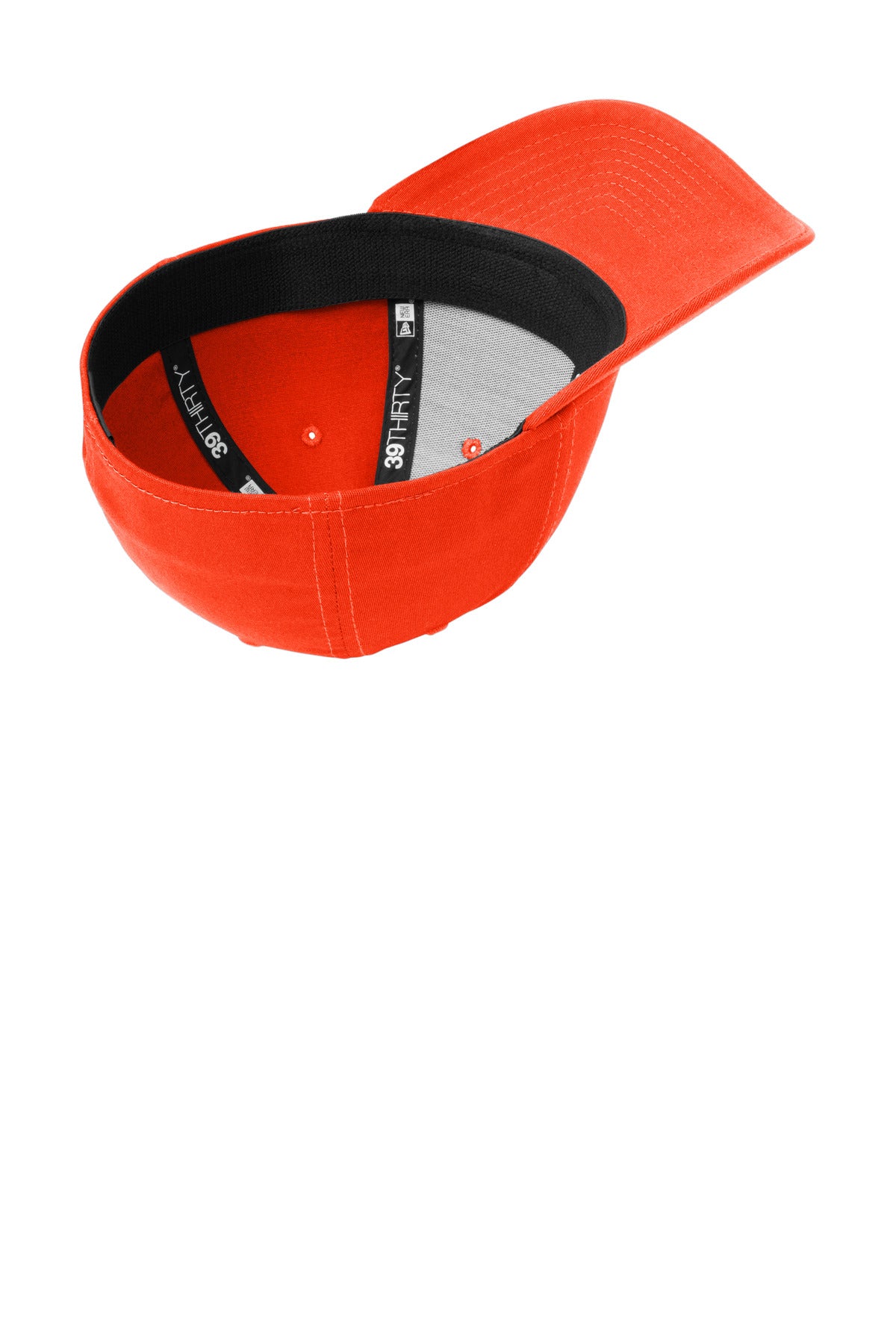 Orange New Era - Structured Stretch Cotton Cap. NE1000