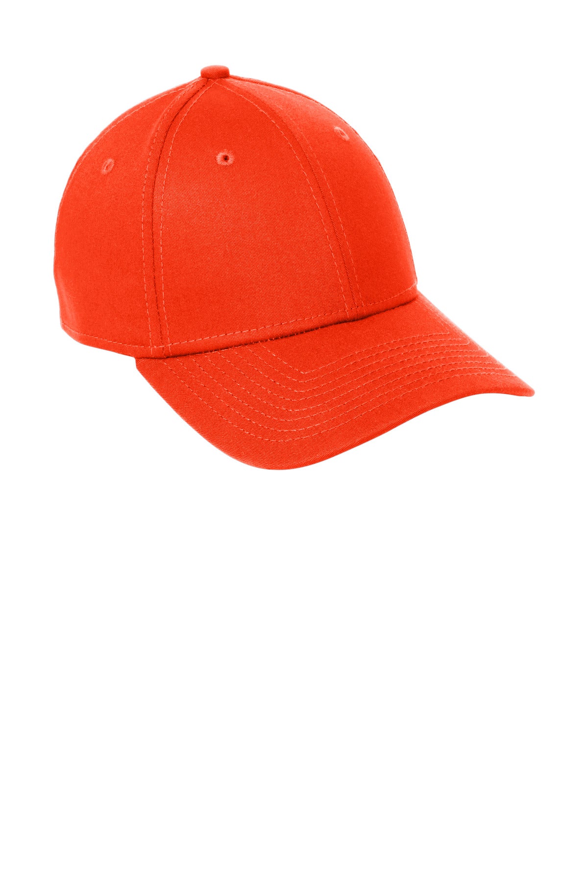 Orange New Era - Structured Stretch Cotton Cap. NE1000
