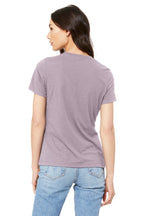 Orchid BELLA+CANVAS Women's Relaxed Jersey Short Sleeve Tee. BC6400