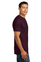 Oxblood Next Level Apparel Adult Cotton Tee. NL3600