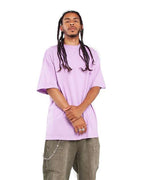 Pastel Purple Garment-Dyed Crewneck T-Shirt - SHGD