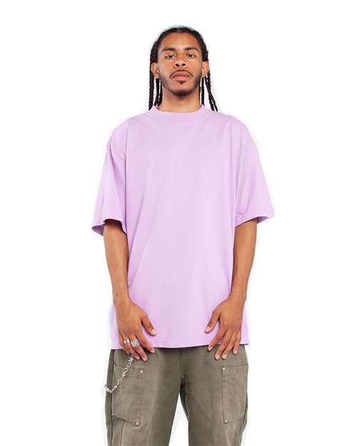 Pastel Purple Garment-Dyed Crewneck T-Shirt - SHGD