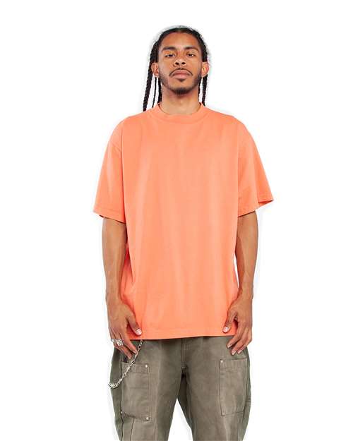 Peach Garment-Dyed Crewneck T-Shirt - SHGD