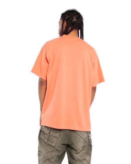 Peach Garment-Dyed Crewneck T-Shirt - SHGD