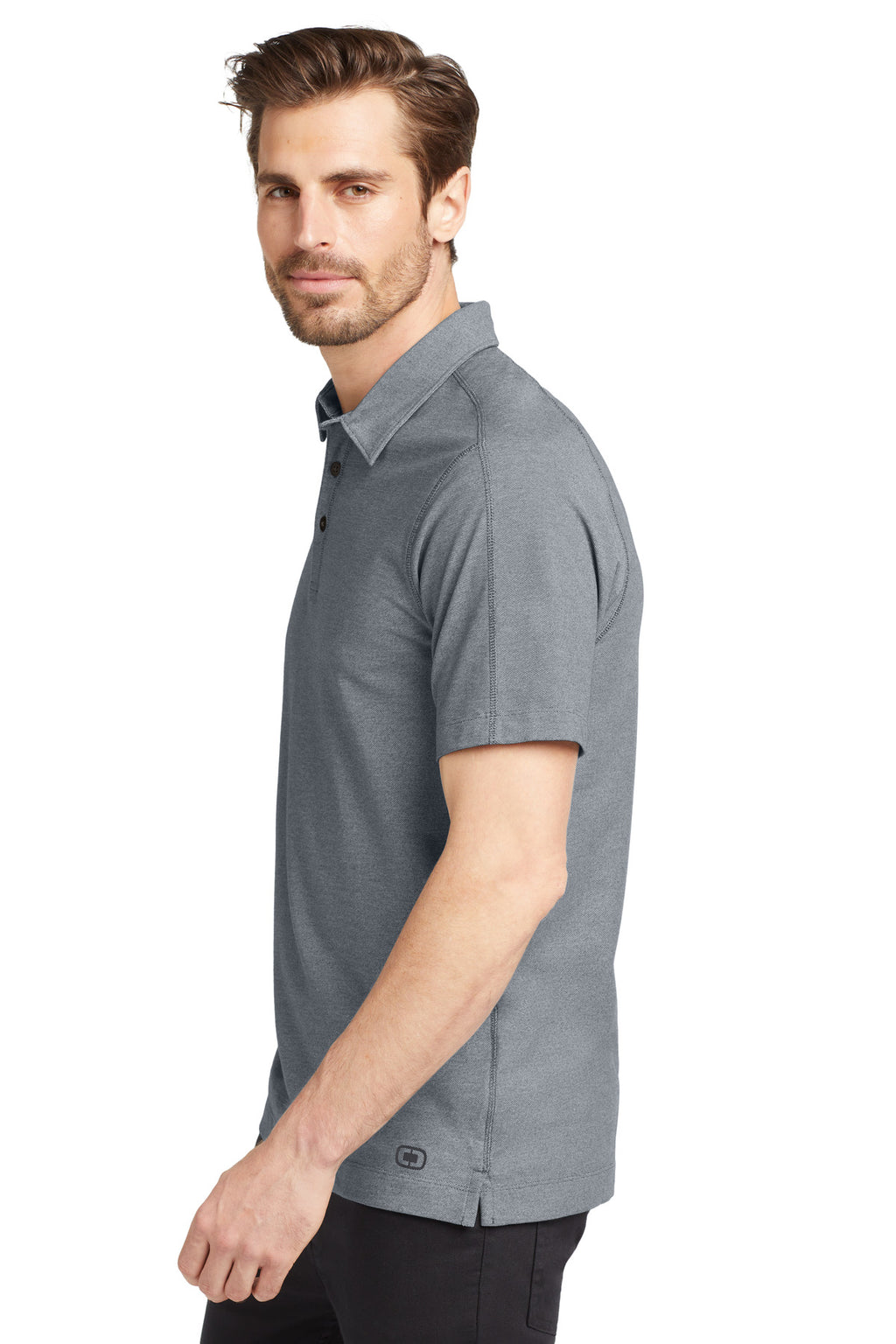 Petrol Grey OGIO Onyx Polo. OG126