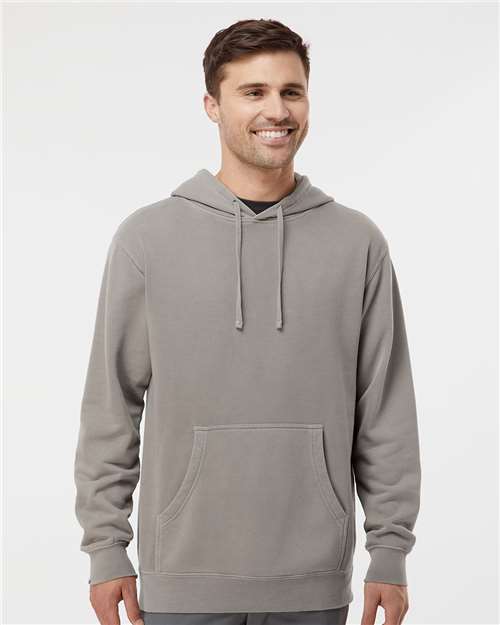 Pigment Cement Midweight Pigment-Dyed Hooded Sweatshirt - PRM4500
