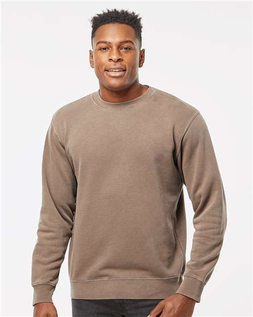Pigment Clay Midweight Pigment-Dyed Crewneck Sweatshirt - PRM3500