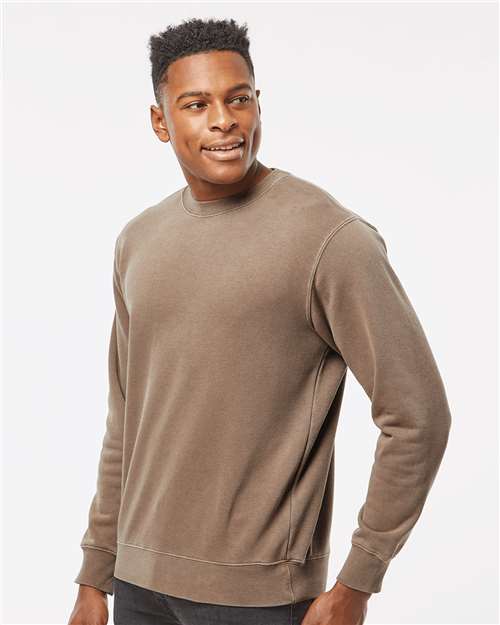 Pigment Clay Midweight Pigment-Dyed Crewneck Sweatshirt - PRM3500