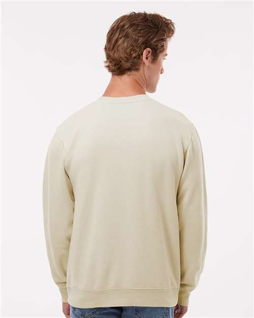 Pigment Ivory Midweight Pigment-Dyed Crewneck Sweatshirt - PRM3500