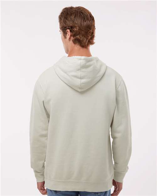 Pigment Ivory Midweight Pigment-Dyed Hooded Sweatshirt - PRM4500