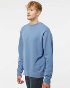 Pigment Light Blue Midweight Pigment-Dyed Crewneck Sweatshirt - PRM3500