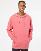 Pigment Pink Midweight Pigment-Dyed Hooded Sweatshirt - PRM4500