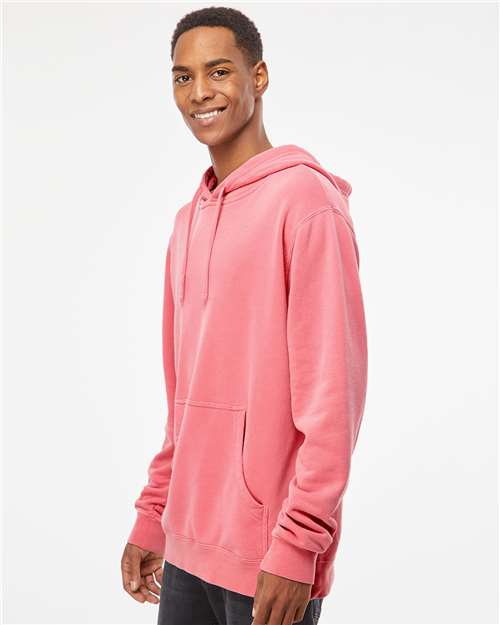 Pigment Pink Midweight Pigment-Dyed Hooded Sweatshirt - PRM4500