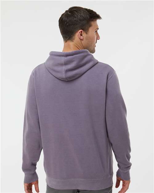 Pigment Plum Midweight Pigment-Dyed Hooded Sweatshirt - PRM4500