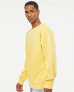 Pigment Yellow Midweight Pigment-Dyed Crewneck Sweatshirt - PRM3500