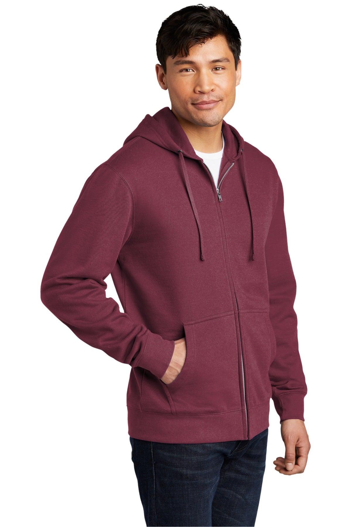Plum District V.I.T. Fleece Full-Zip Hoodie DT6102
