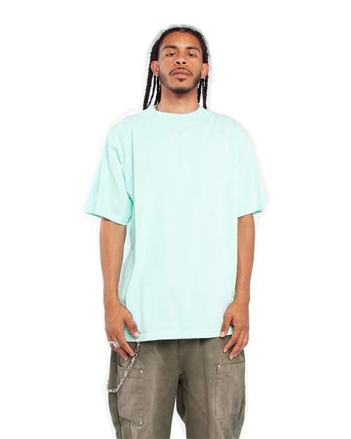 Powder Blue Garment-Dyed Crewneck T-Shirt - SHGD