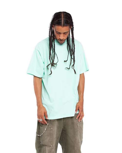 Powder Blue Garment-Dyed Crewneck T-Shirt - SHGD