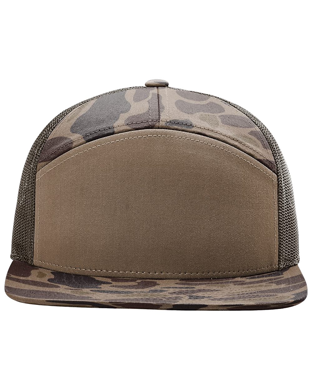 Printed Seven-Panel Trucker Cap - 168P  grouped