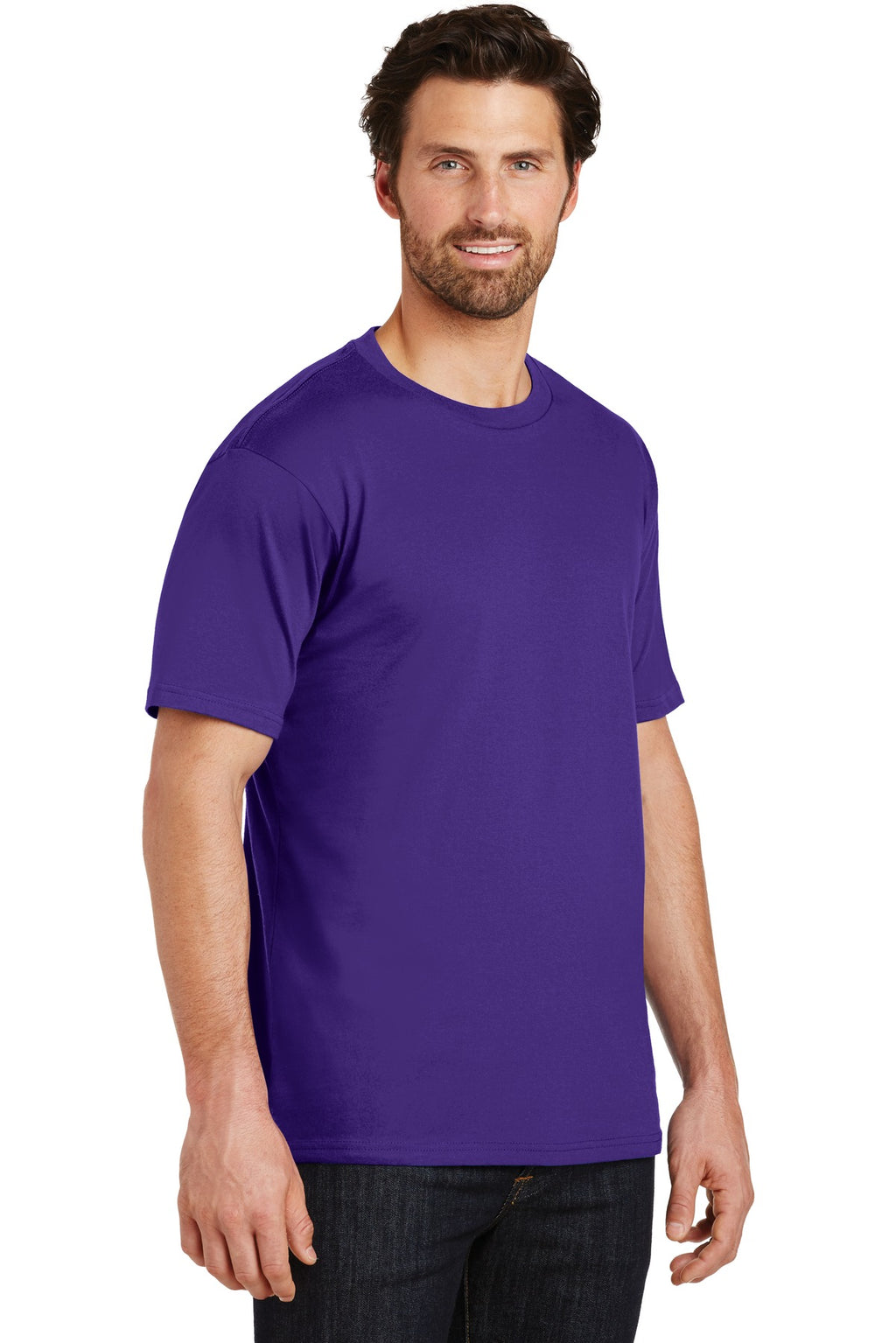Purple District Perfect Weight Tee. DT104