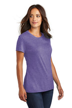 Purple Frost District Women's Perfect Tri Tee. DM130L