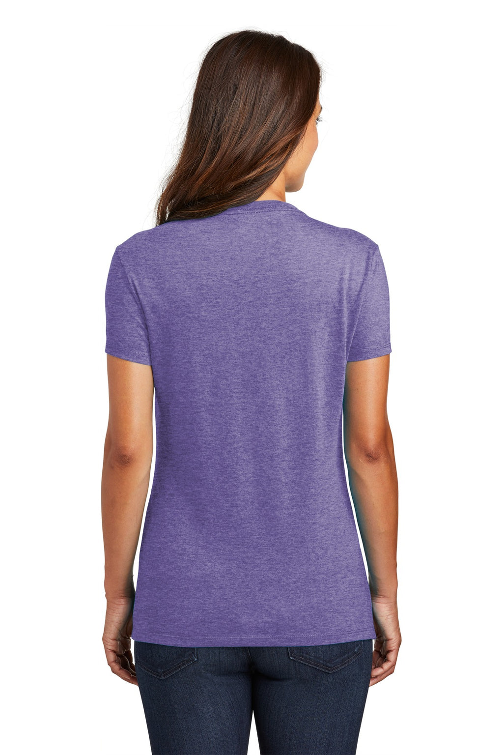 Purple Frost District Women's Perfect Tri Tee. DM130L