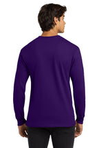 Purple Gildan - Ultra Cotton 100% US Cotton Long Sleeve T-Shirt. G2400