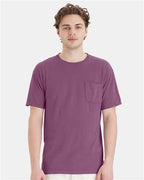 Purple Plum Raisin Garment-Dyed Pocket T-Shirt - GDH150