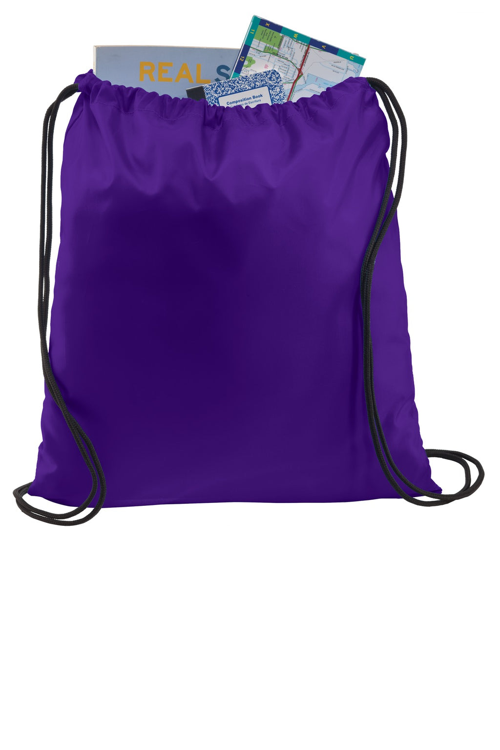 Purple Port Authority Ultra-Core Cinch Pack. BG615