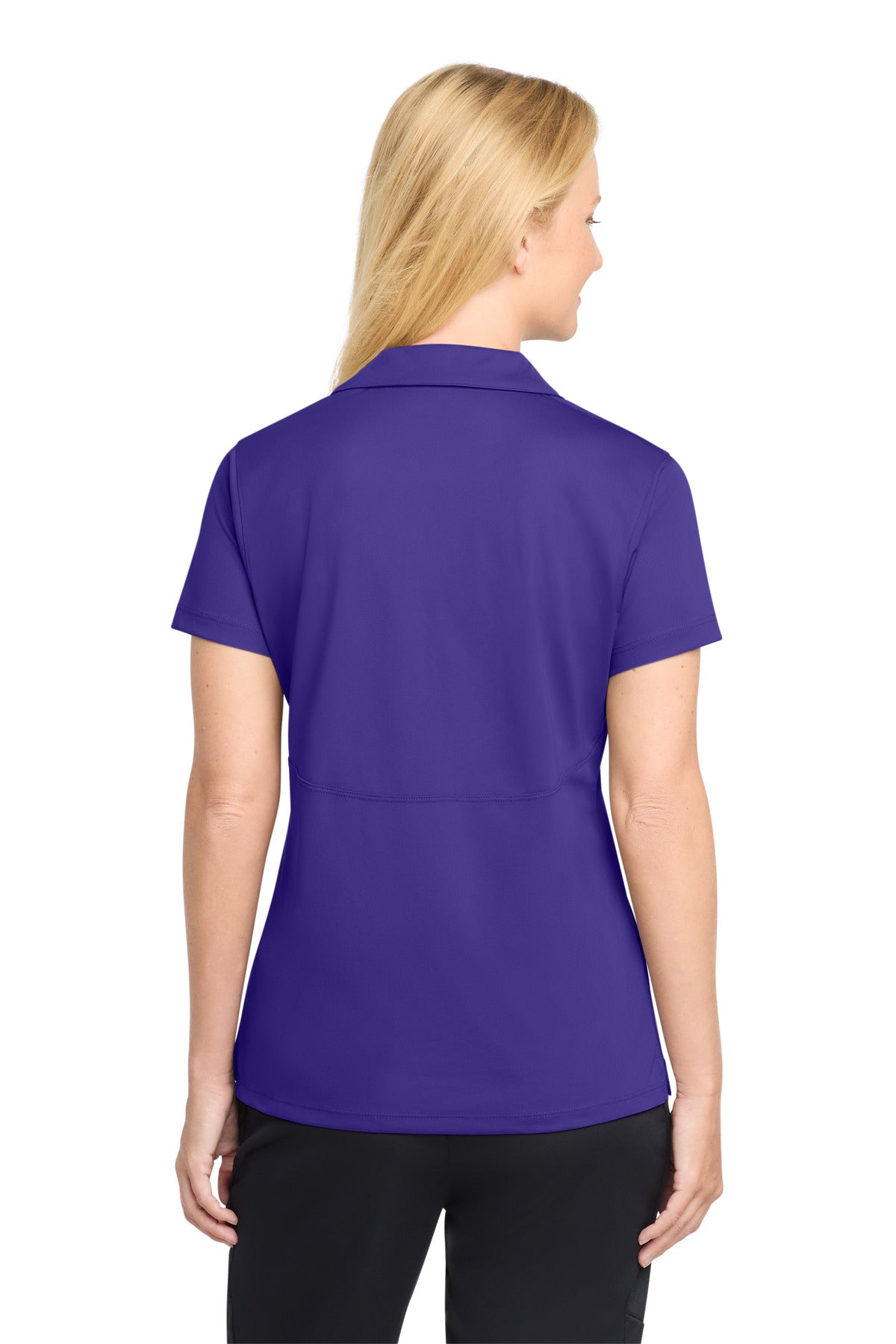 Purple Sport-Tek Women's Micropique Sport-Wick Polo. LST650