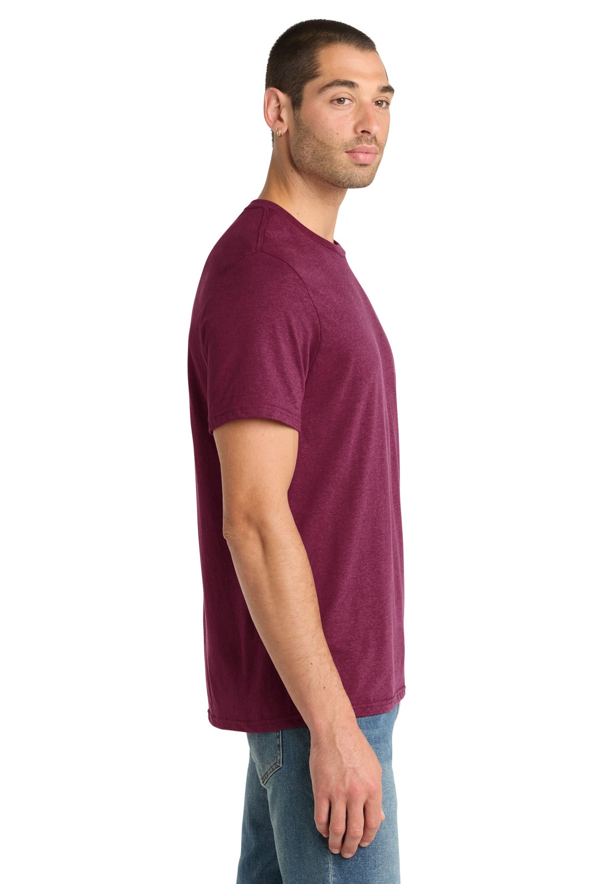 Raspberry Flck District Perfect Blend CVC Tee. DM108