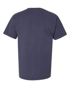 Rear View of Anchor Slate Garment-Dyed Pocket T-Shirt - GDH150