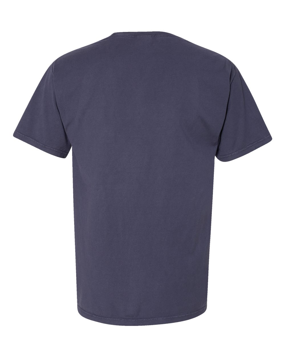 Rear View of Anchor Slate Garment-Dyed Pocket T-Shirt - GDH150