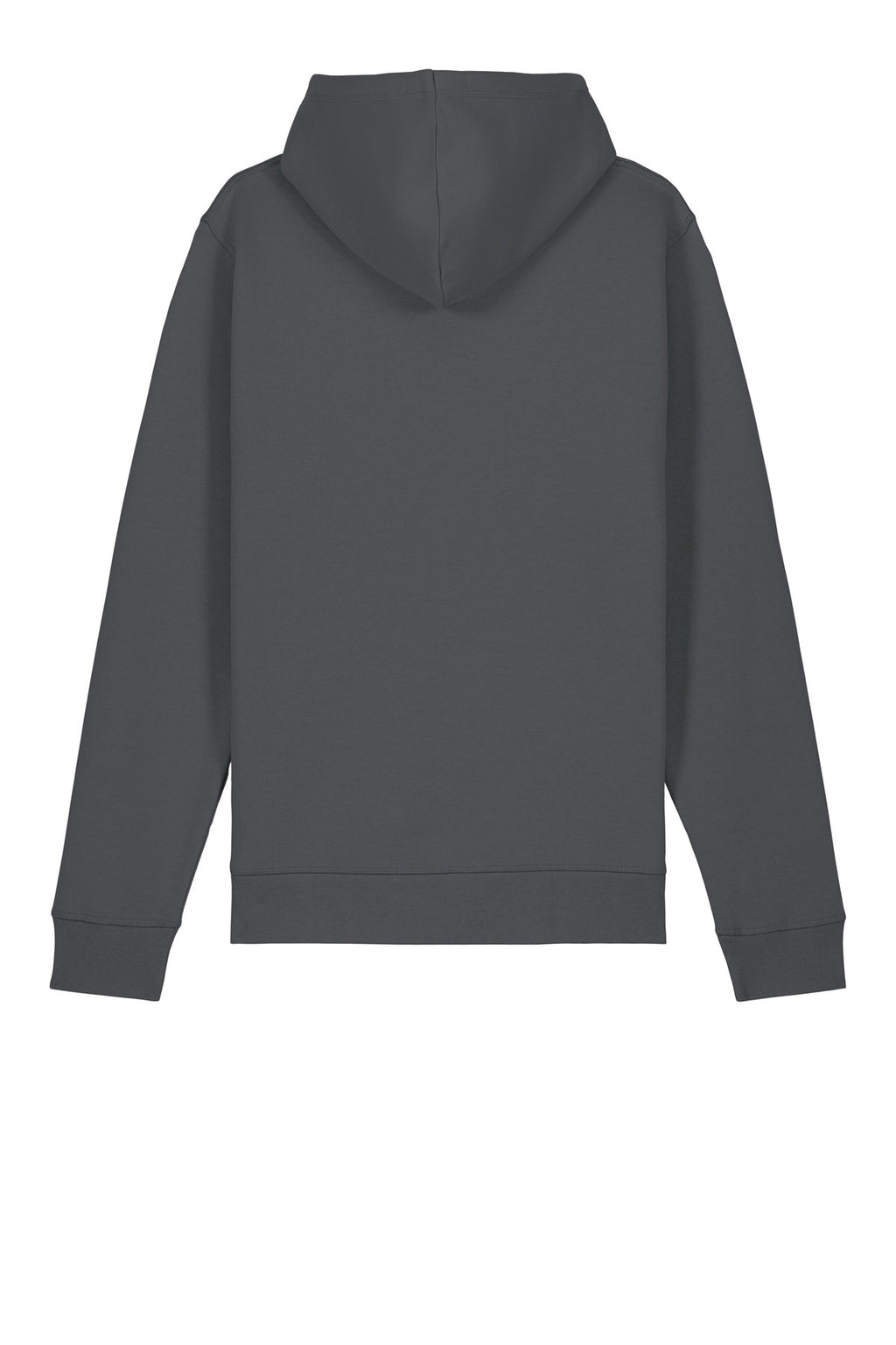 Rear View of Anthracite Stanley/Stella Unisex Drummer 2.0 Hooded Sweatshirt SXU009