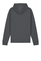 Rear View of Anthracite Stanley/Stella Unisex Drummer 2.0 Hooded Sweatshirt SXU009