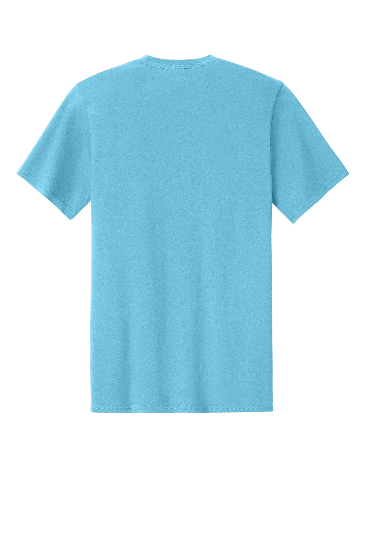 Rear View of AquaticBl Port & Co Easy Cotton Tee PC43